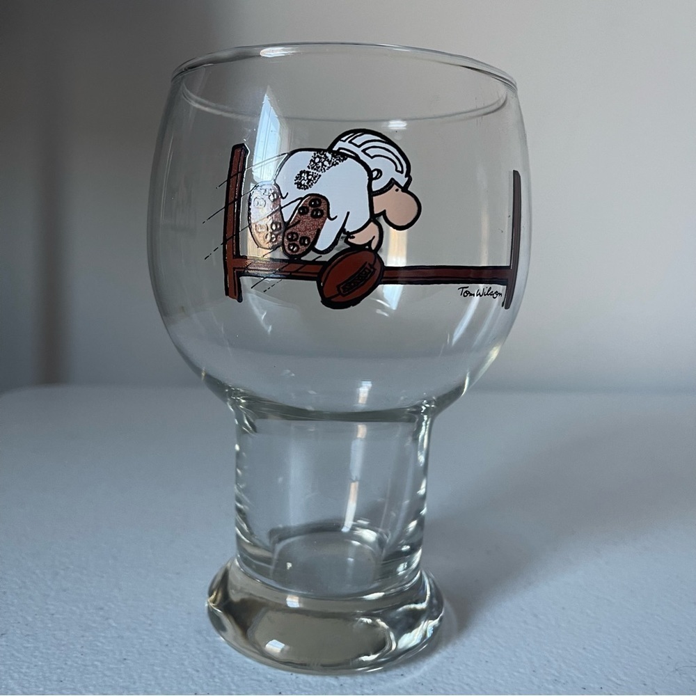 Football Ziggy Beer Glass